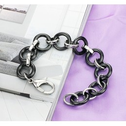 Pulseira De Cerâmica De Tungstênio Preta De Qualidade Superior