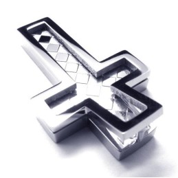 Pingente De Cruz De Titânio Masculino Da Moda - Free Chian