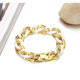 Pulseira Feminina De Cerâmica De Tungstênio Fácil De Usar