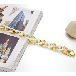 Pulseira Feminina De Cerâmica De Tungstênio Fácil De Usar