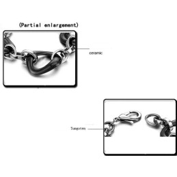 Pulseira De Cerâmica De Tungstênio Preta Com Qualidade E Quantidade Garantidas