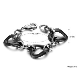 Pulseira De Cerâmica De Tungstênio Preta Com Qualidade E Quantidade Garantidas
