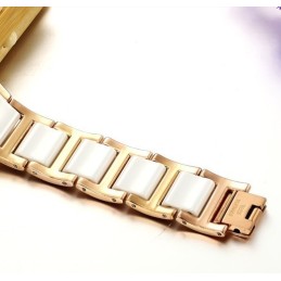 Pulseira De Cerâmica De Tungstênio Masculina Durável Em Uso