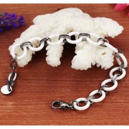 Pulseira Feminina De Cerâmica De Tungstênio Branco, A Rainha Da Qualidade