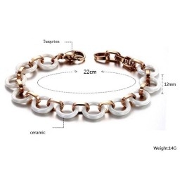 Pulseira Feminina De Cerâmica De Tungstênio Para Ter Uma Longa História
