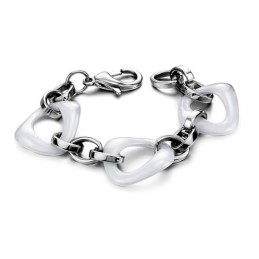Pulseira De Cerâmica De Tungstênio Branco De Reputação Confiável
