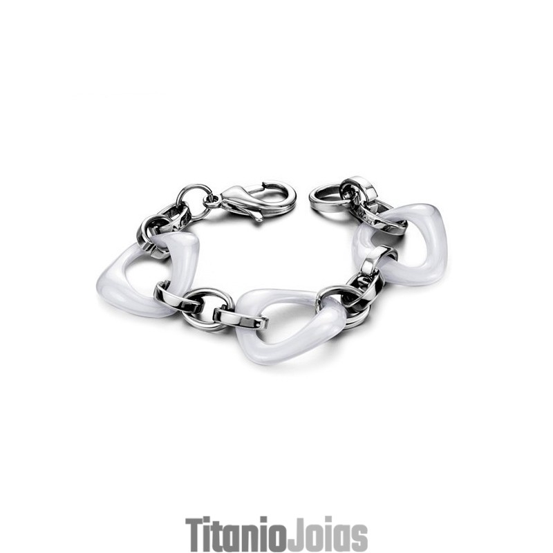 Pulseira De Cerâmica De Tungstênio Branco De Reputação Confiável Pulseira De Cerâmica De Tungstênio Branco De Reputação Confiável