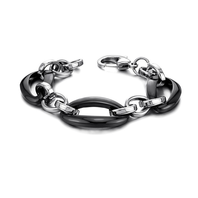 Pulseira Feminina Ellipse De Cerâmica De Tungstênio Com Grande Variedade Pulseira Feminina Ellipse De Cerâmica De Tungstênio Com Grande Variedade