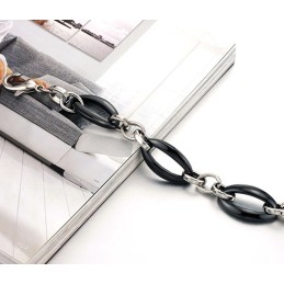 Pulseira Feminina Ellipse De Cerâmica De Tungstênio Com Grande Variedade