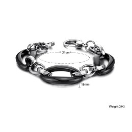 Pulseira Feminina Ellipse De Cerâmica De Tungstênio Com Grande Variedade