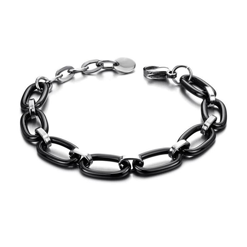 Pulseira De Cerâmica De Tungstênio Preta De Qualidade Estável Pulseira De Cerâmica De Tungstênio Preta De Qualidade Estável