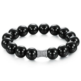 Pulseira De Cerâmica De Tungstênio Preto De Renome Mundial