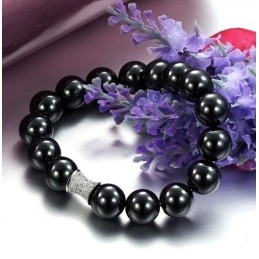 Pulseira De Cerâmica De Tungstênio Preto De Renome Mundial