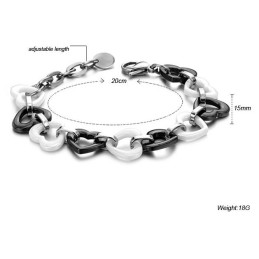 Pulseira De Cerâmica De Tungstênio Sweetheart Completa Em Especificações