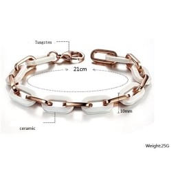 Pulseira De Cerâmica De Tungstênio Feminina De Qualidade Estável