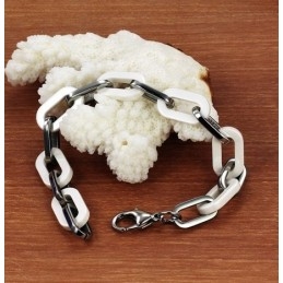 Pulseira Feminina De Cerâmica De Tungstênio Branco De Excelente Qualidade