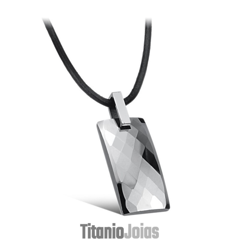 Colar De Cerâmica De Tungstênio Com Losangos, Qualidade E Quantidade Garantidas Colar De Cerâmica De Tungstênio Com Losangos, Qualidade E Quantidade Garantidas