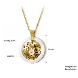 Colar Feminino De Cerâmica De Tungstênio Com Grande Variedade