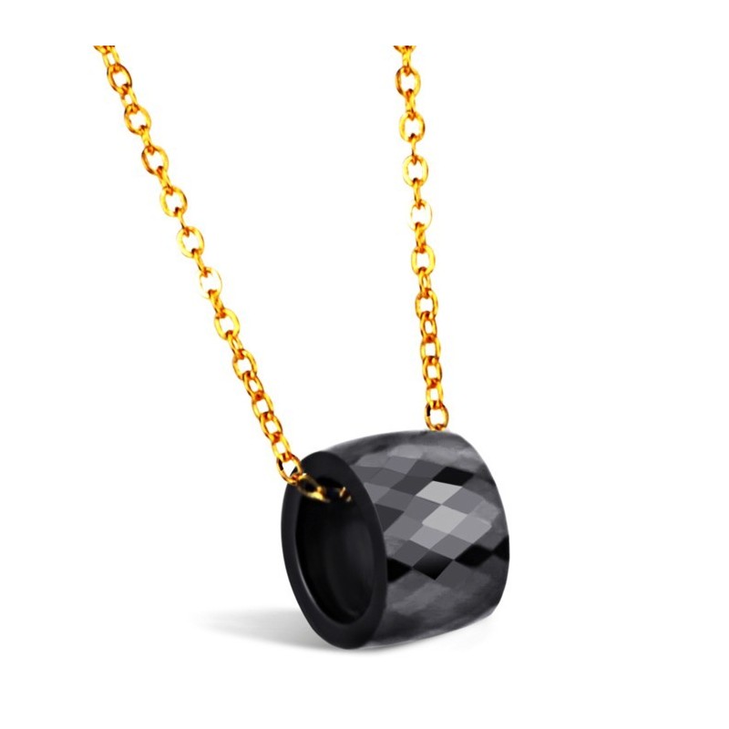 Colar De Cerâmica De Tungstênio Preto Feminino Para Desfrutar De Alta Reputação Em Casa E No Exterior Colar De Cerâmica De Tungstênio Preto Feminino Para Desfrutar De Alta Reputação Em Casa E No Exterior