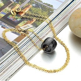 Colar De Cerâmica De Tungstênio Preto Feminino Para Desfrutar De Alta Reputação Em Casa E No Exterior