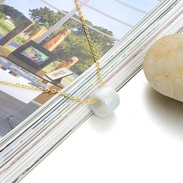 Colar De Cerâmica De Tungstênio Branco Feminino De Qualidade Superior