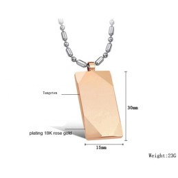 Colar De Cerâmica De Tungstênio Feminino De Excelente Qualidade