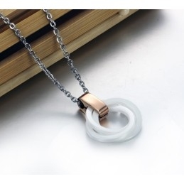 Colar De Cerâmica De Tungstênio De Qualidade Confiável Com Strass
