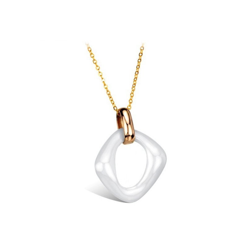 Colar De Cerâmica De Tungstênio Feminino Durável Em Uso Colar De Cerâmica De Tungstênio Feminino Durável Em Uso