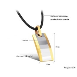 Colar De Cerâmica De Tungstênio Feminino De Alta Qualidade