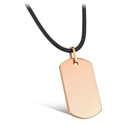 Colar De Cerâmica De Tungstênio Quadrado Feminino Completo Em Especificações