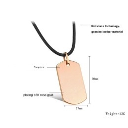 Colar De Cerâmica De Tungstênio Quadrado Feminino Completo Em Especificações