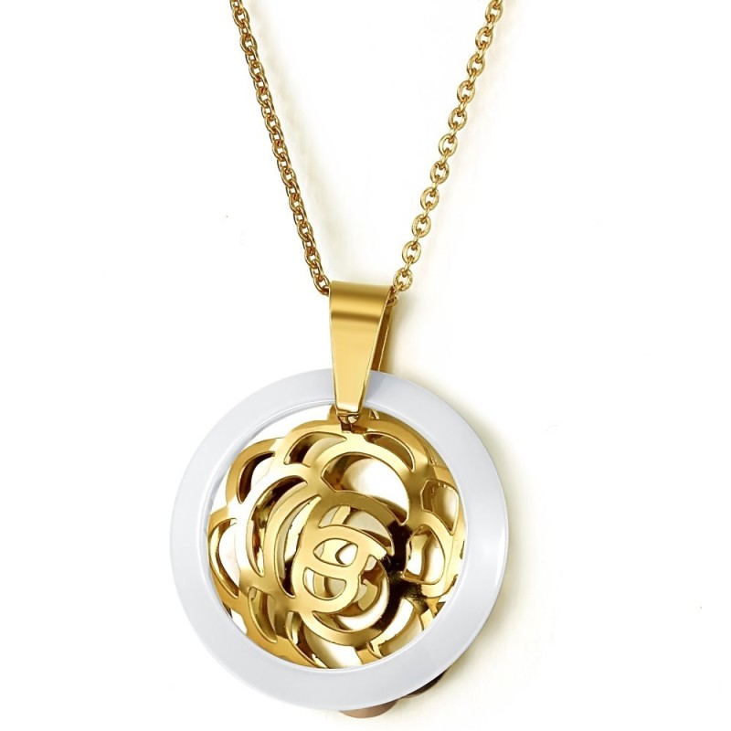 Colar De Cerâmica De Tungstênio Feminino De Qualidade Estável Colar De Cerâmica De Tungstênio Feminino De Qualidade Estável