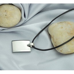 Colar De Cerâmica De Tungstênio Com Cubo Masculino De Alta Qualidade