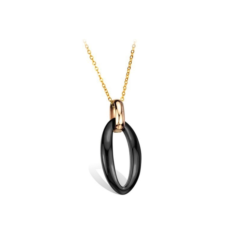 Colar De Cerâmica De Tungstênio Feminino Fácil De Usar Colar De Cerâmica De Tungstênio Feminino Fácil De Usar