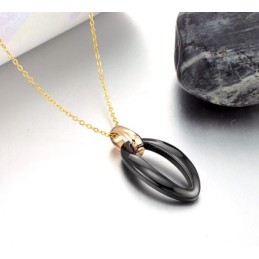 Colar De Cerâmica De Tungstênio Feminino Fácil De Usar