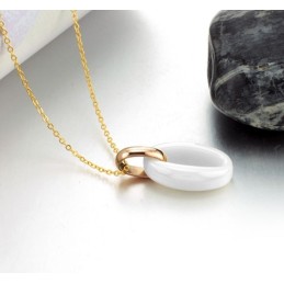 Colar Feminino De Cerâmica De Tungstênio Branco Com Grande Variedade