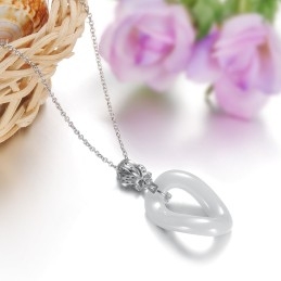 Colar De Cerâmica De Tungstênio Feminino De Alta Qualidade Com Fonte O