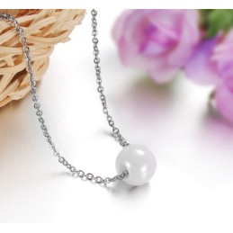 Colar Feminino De Cerâmica De Tungstênio Com Miçangas, Grande Variedade