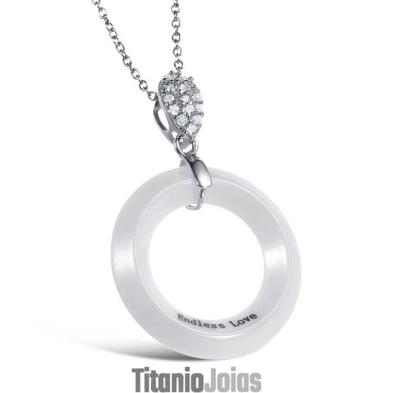Colar De Cerâmica De Tungstênio Feminino De Alta Qualidade Colar De Cerâmica De Tungstênio Feminino De Alta Qualidade