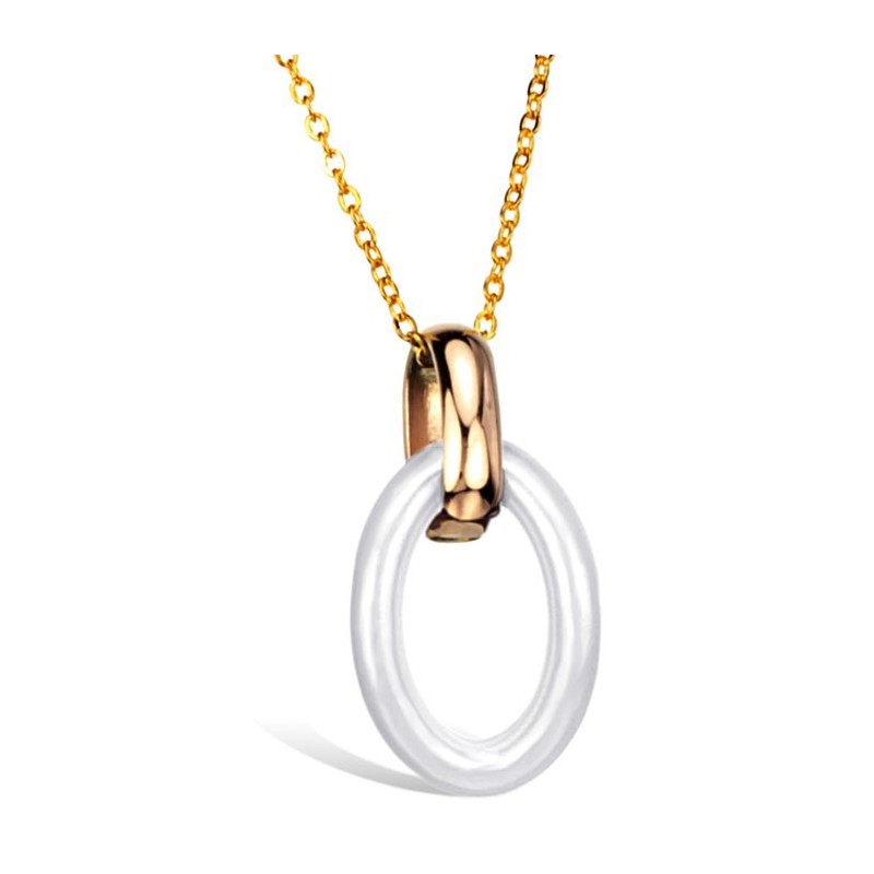 Colar De Cerâmica De Tungstênio Feminino De Qualidade Estável Colar De Cerâmica De Tungstênio Feminino De Qualidade Estável