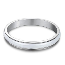 Pulseira De Cerâmica De Tungstênio Branca Masculina De Reputação Confiável