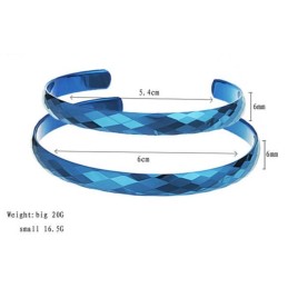 Pulseira De Cerâmica De Tungstênio Azul De Desempenho Confiável