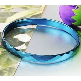 Pulseira De Cerâmica De Tungstênio Azul De Qualidade Estável