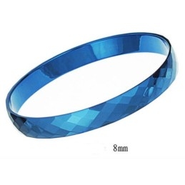 Pulseira De Cerâmica De Tungstênio Azul De Qualidade Estável