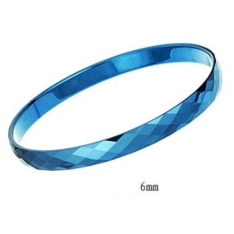Pulseira De Cerâmica De Tungstênio Azul De Qualidade Estável