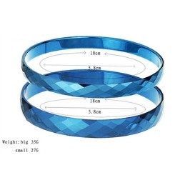 Pulseira De Cerâmica De Tungstênio Azul De Qualidade Estável