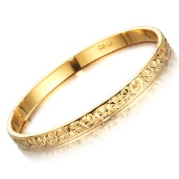 Pulseira Feminina Banhada A Ouro 18K De Renome Mundial