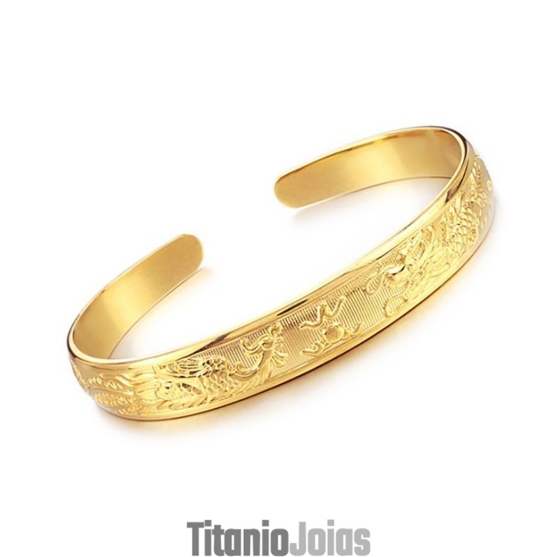 Pulseira Feminina Banhada A Ouro 18K De Alta Qualidade Pulseira Feminina Banhada A Ouro 18K De Alta Qualidade