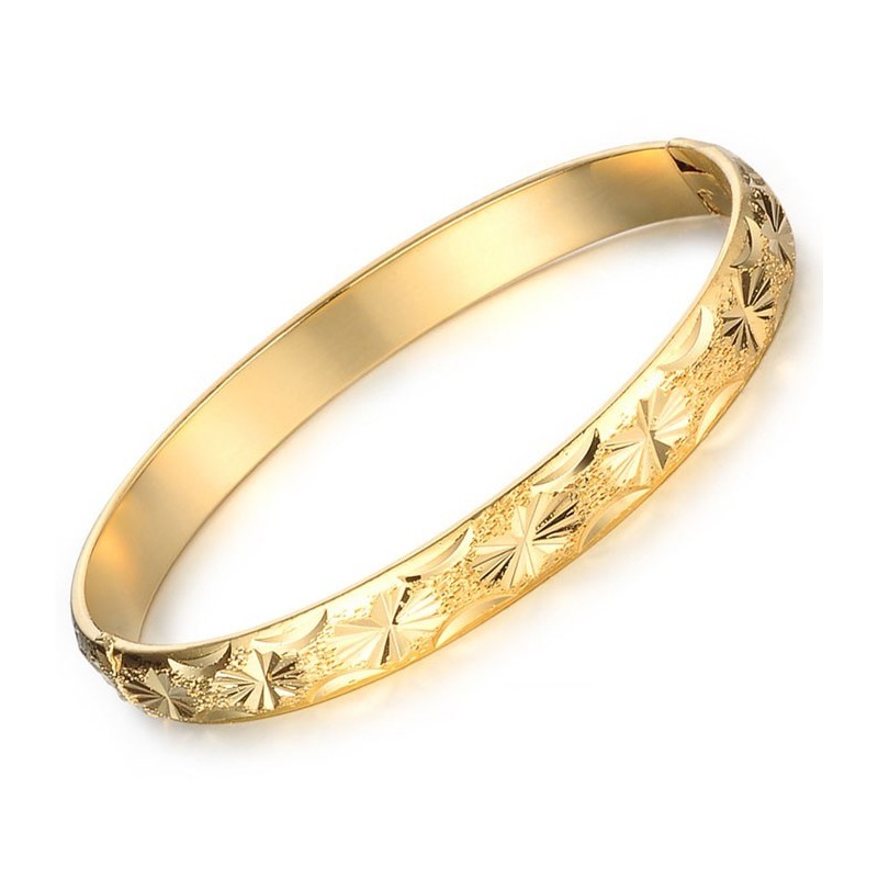 Pulseira Feminina Elegante De Alta Qualidade Banhada A Ouro 18K Pulseira Feminina Elegante De Alta Qualidade Banhada A Ouro 18K