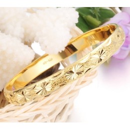 Pulseira Feminina Elegante De Alta Qualidade Banhada A Ouro 18K
